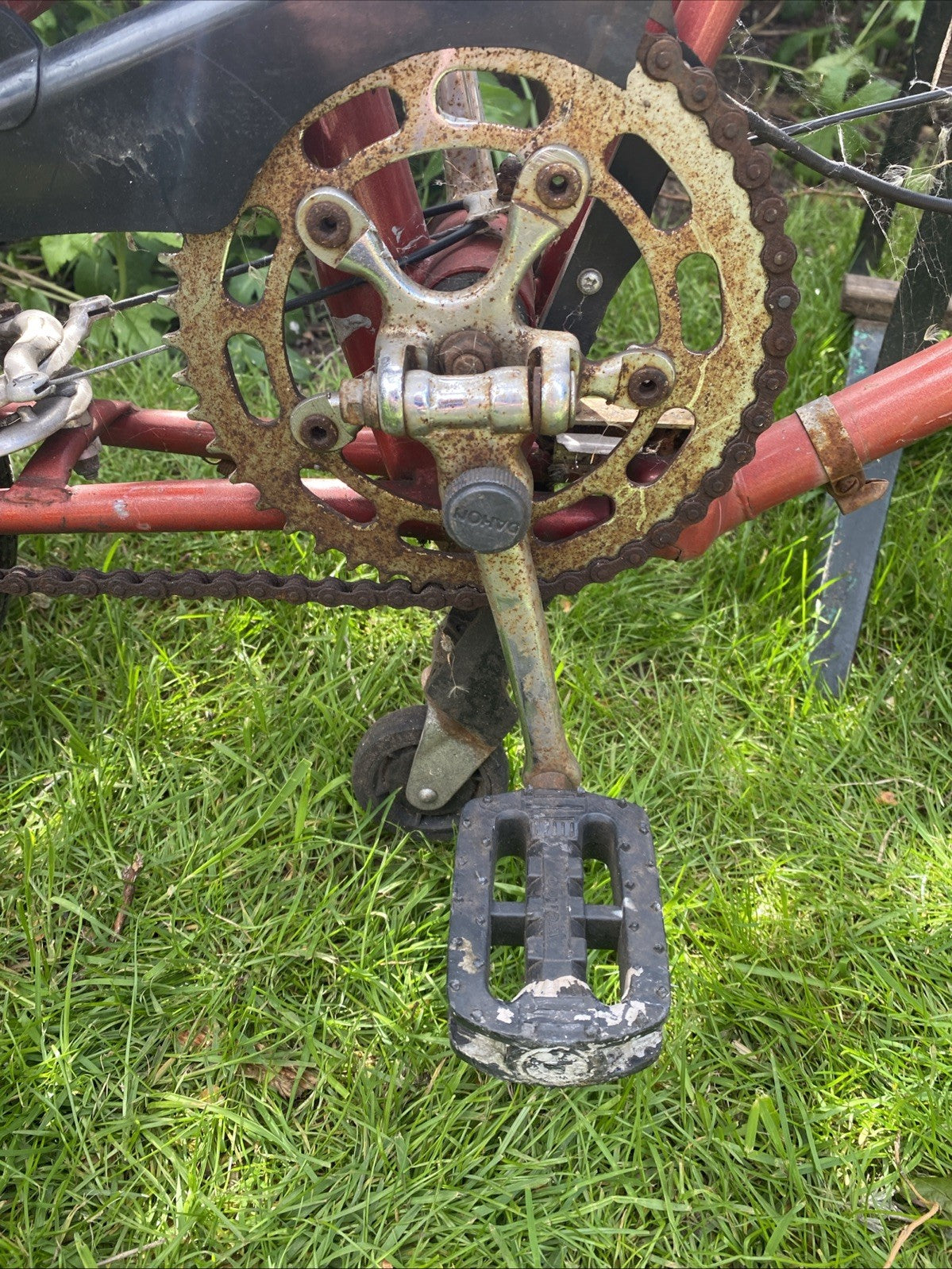 Vintage Dahon Folding Bicycle 3speed For Restoration Barn Find