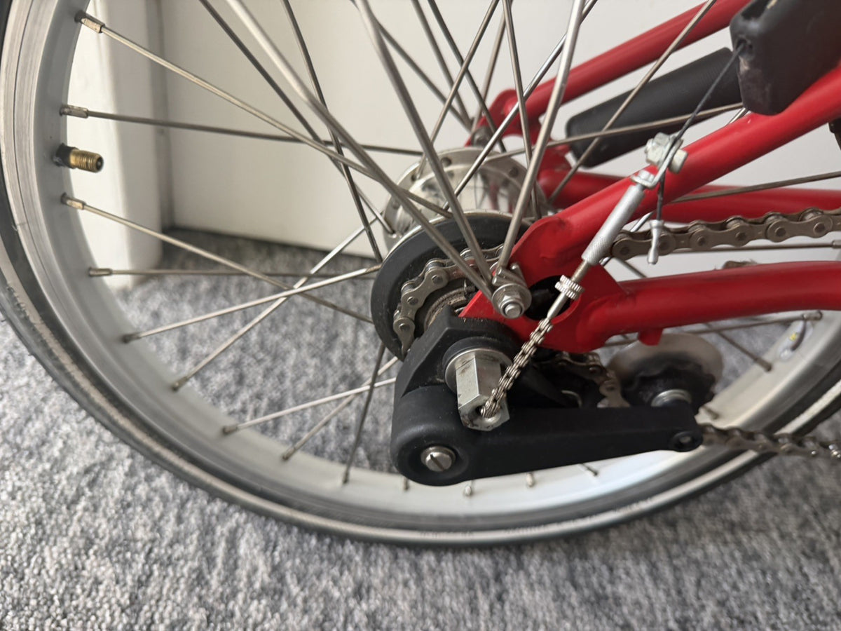 Brompton M3L (3 Speed) folding bicycle - Black/Red  (EXCELLENT CONDITION!)