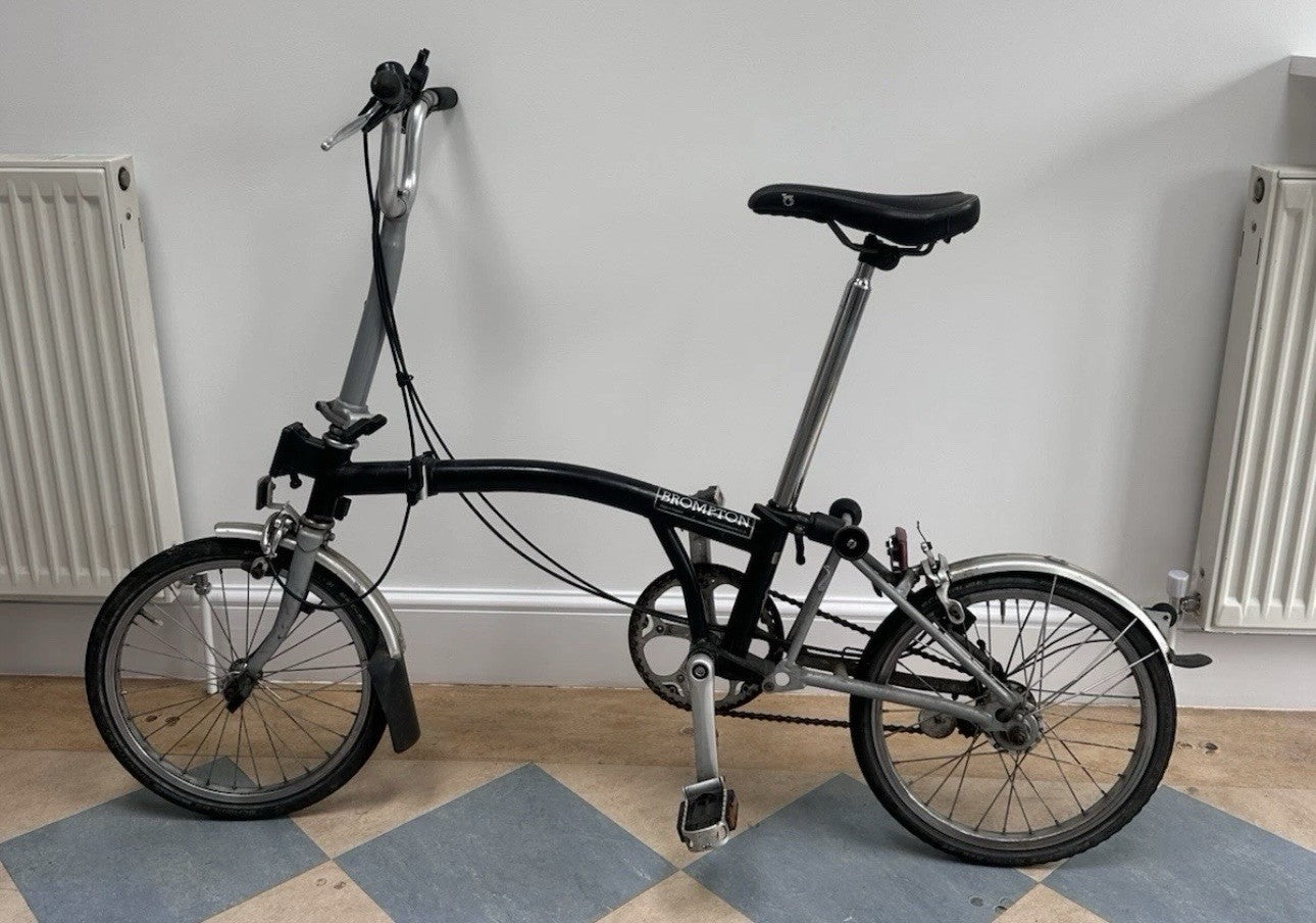 Brompton M3L Folding Bike Black (3 Speed)