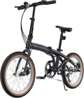 RCB GK4 Folding Bike 20 Inch, Foldable Bicycle with Aluminium Frame, 7-Speed Gea