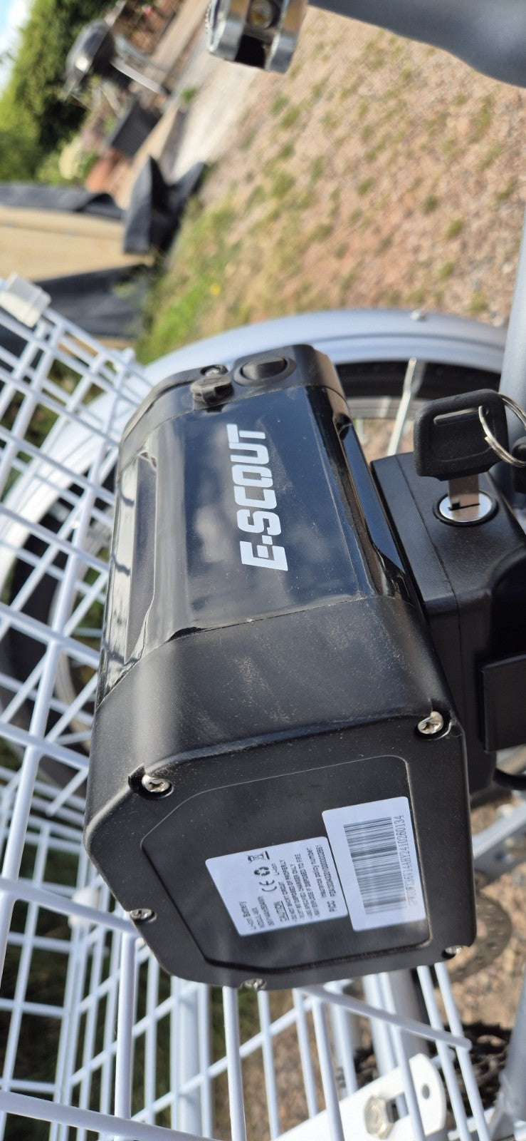 Scout Electric Folding Tricycle in Silver