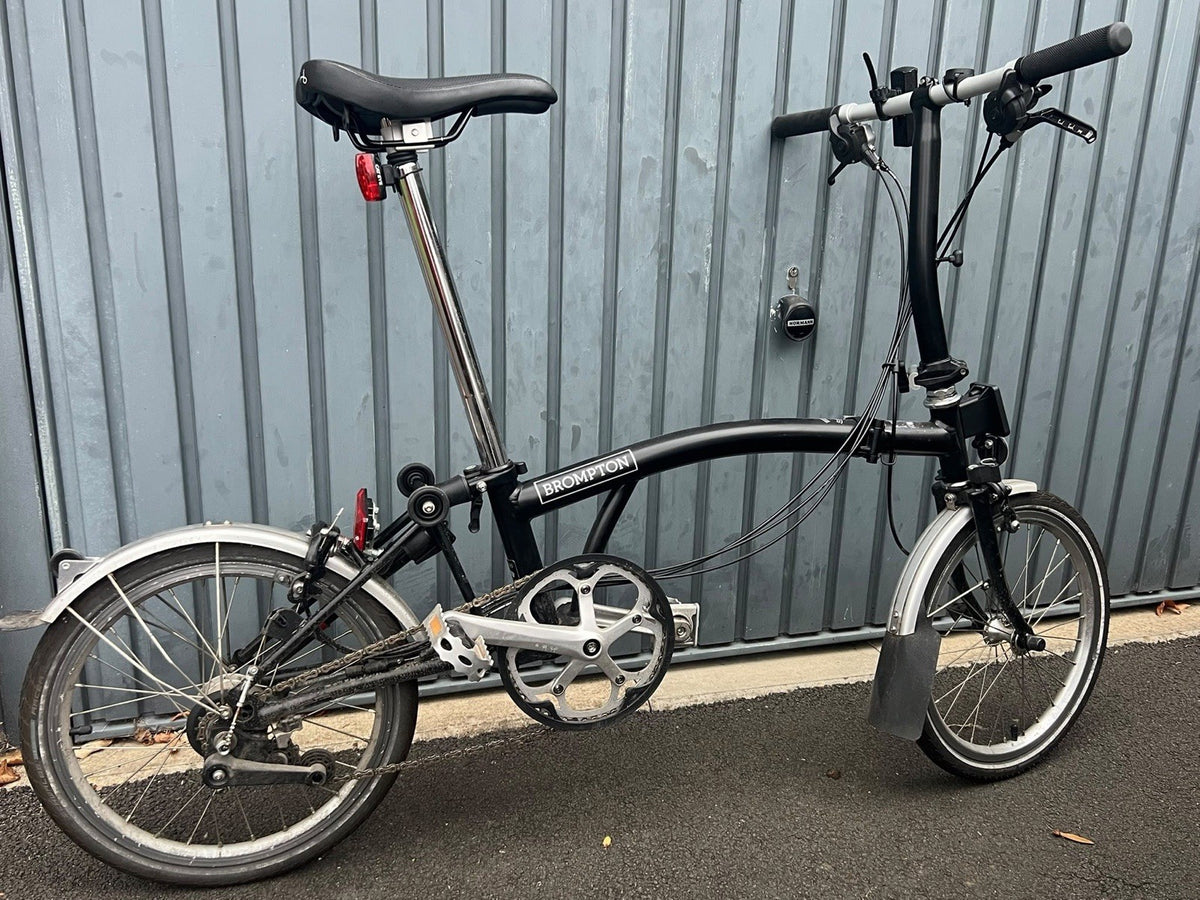 Brompton Folding Bike C Line 6 speed Black