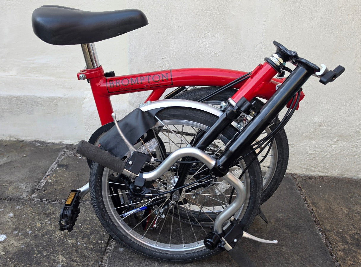 Brompton L5 Folding Bike 5-Speed Sturmey Archer Serviced & Ready To Ride