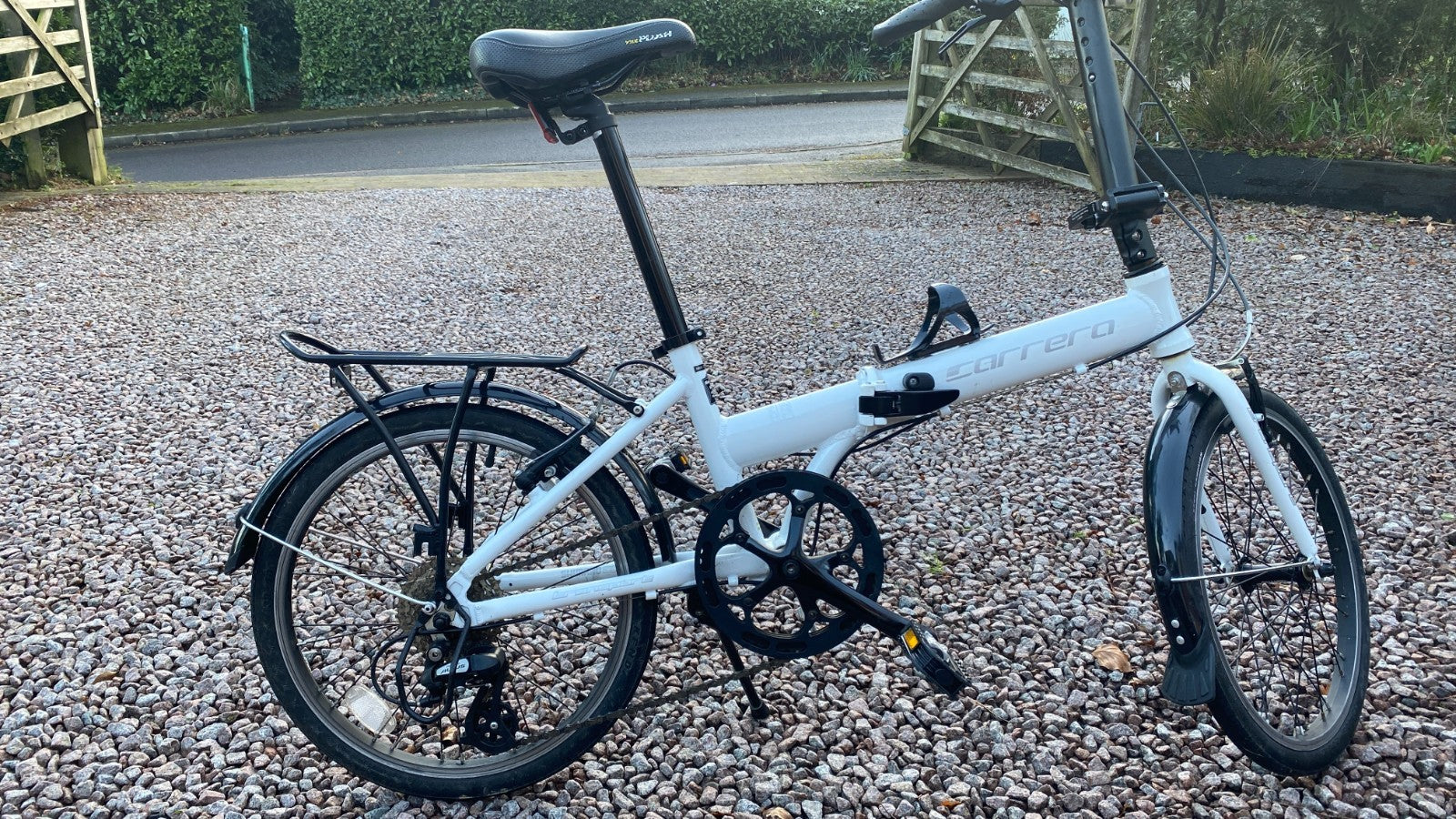 Carrera Transport 8-Gear Folding Bike Lightweight Aluminium