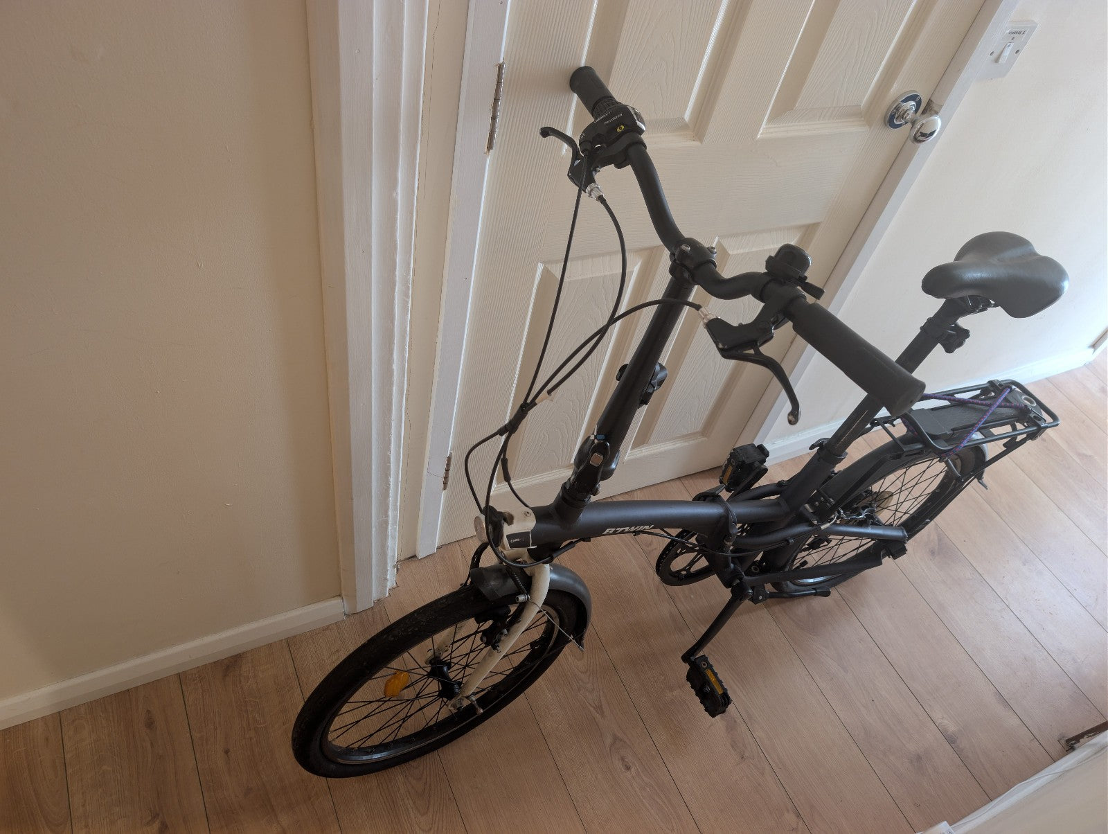 Folding bike B'TWIN Tilt 500 Decathlon Blue 12kg