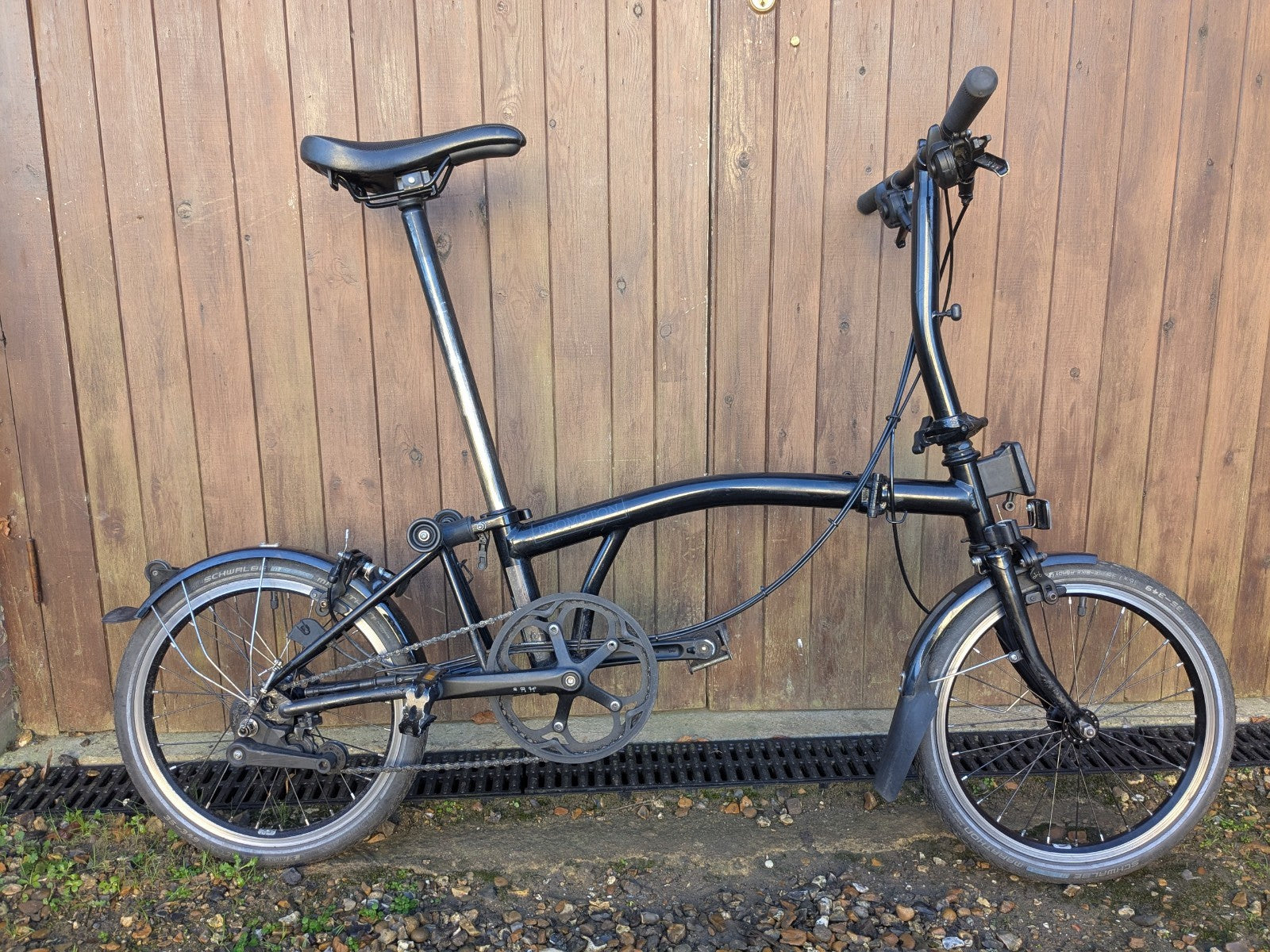 Brompton folding bike S6L Black Edition 2018 - similar to C Line low handlebar