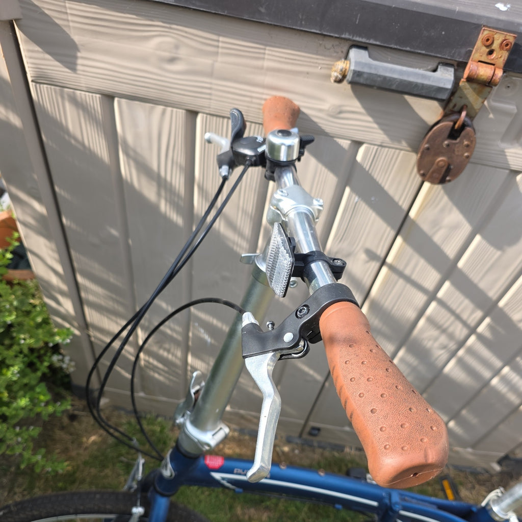 PYTHON  F1 Alloy Folding Bike 7 Speed blue Used