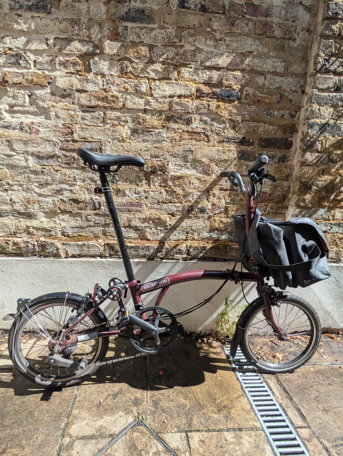 Brompton C Line 12-speed Red Plum Mid