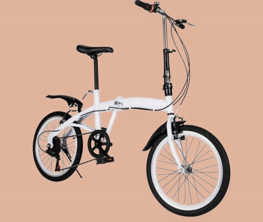 20" Folding Bike Adults Bicycle Adjustable Speed Alloy Bicycle Folding City Bike