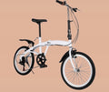 20" Folding Bike Adults Bicycle Adjustable Speed Alloy Bicycle Folding City Bike
