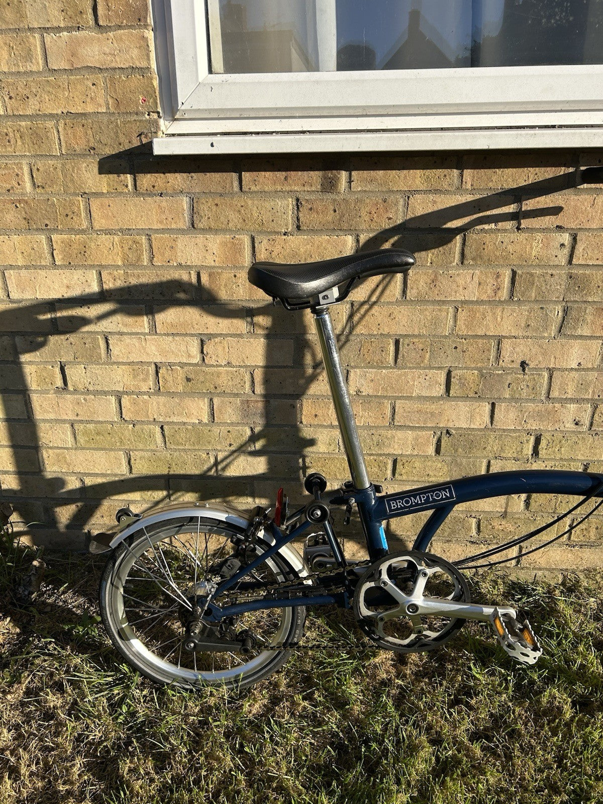 Brompton M3L Folding Bike 3-Speed, Blue