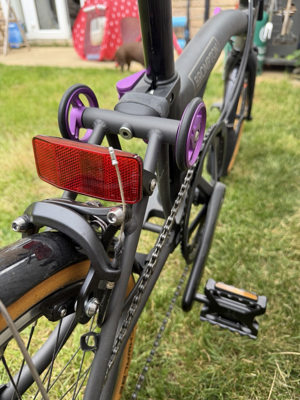 Brompton T Line - Ceratech (purple) Low bar 4 speed.