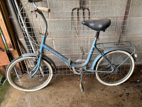 2 Vintage Folding Bikes Vista and Hercules
