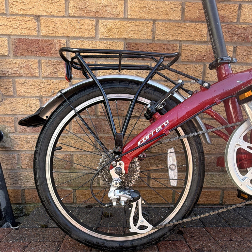 Carrera Intercity - folding bike (Rear luggage rack included Mudguards fitted)