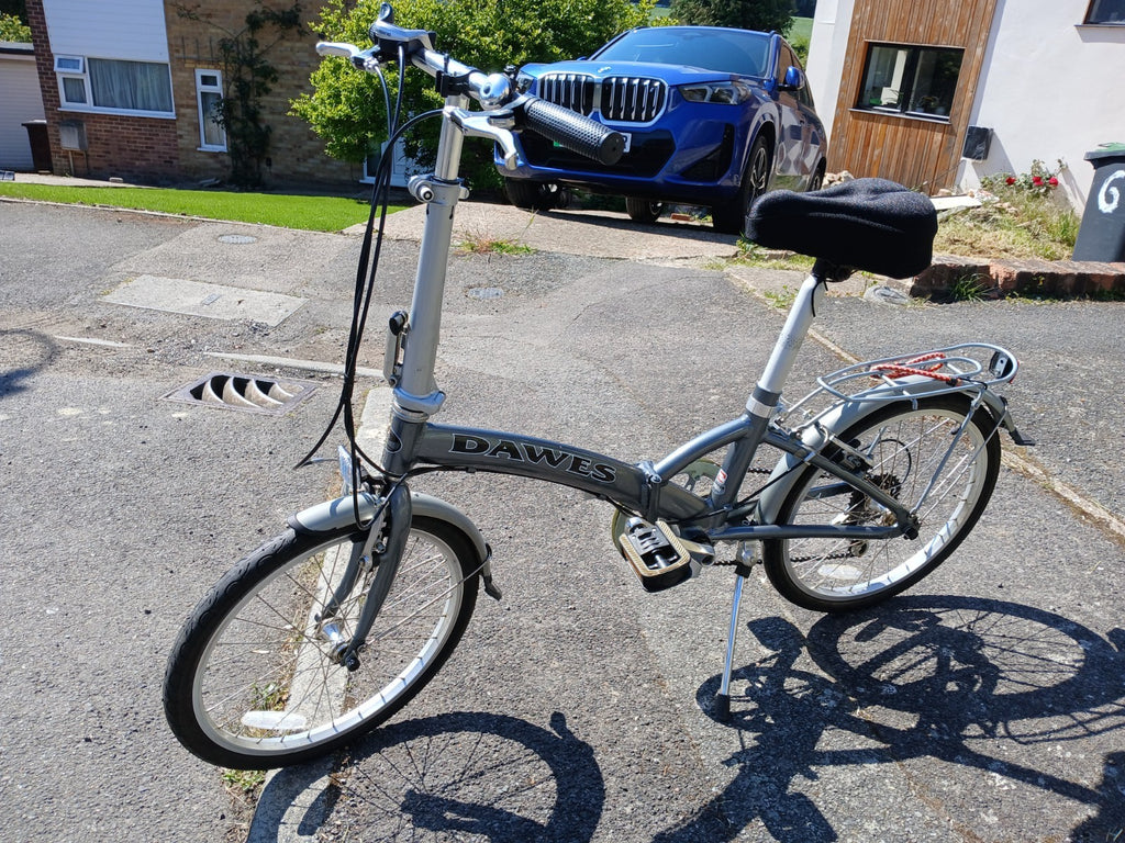 dawes alluminium folding pushbikr