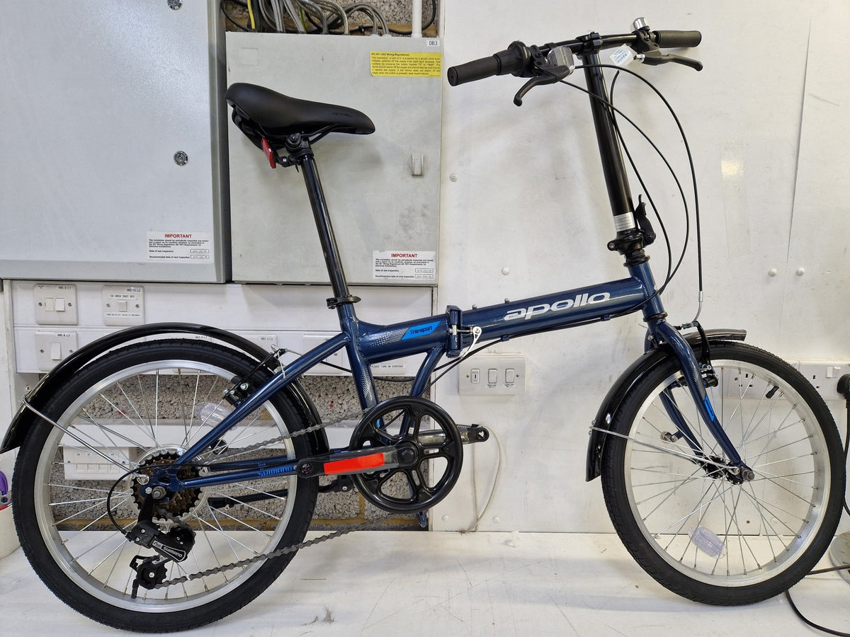 Apollo Transport 20in-Wheel 6-Speed Unisex Folding Bike - One Size - Navy A