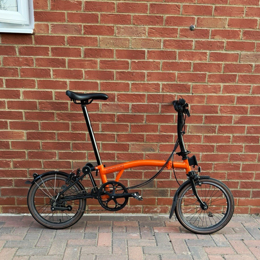 Brompton S6L Superlight Black Edition | Titanium 6-Speed Folding Bicycle