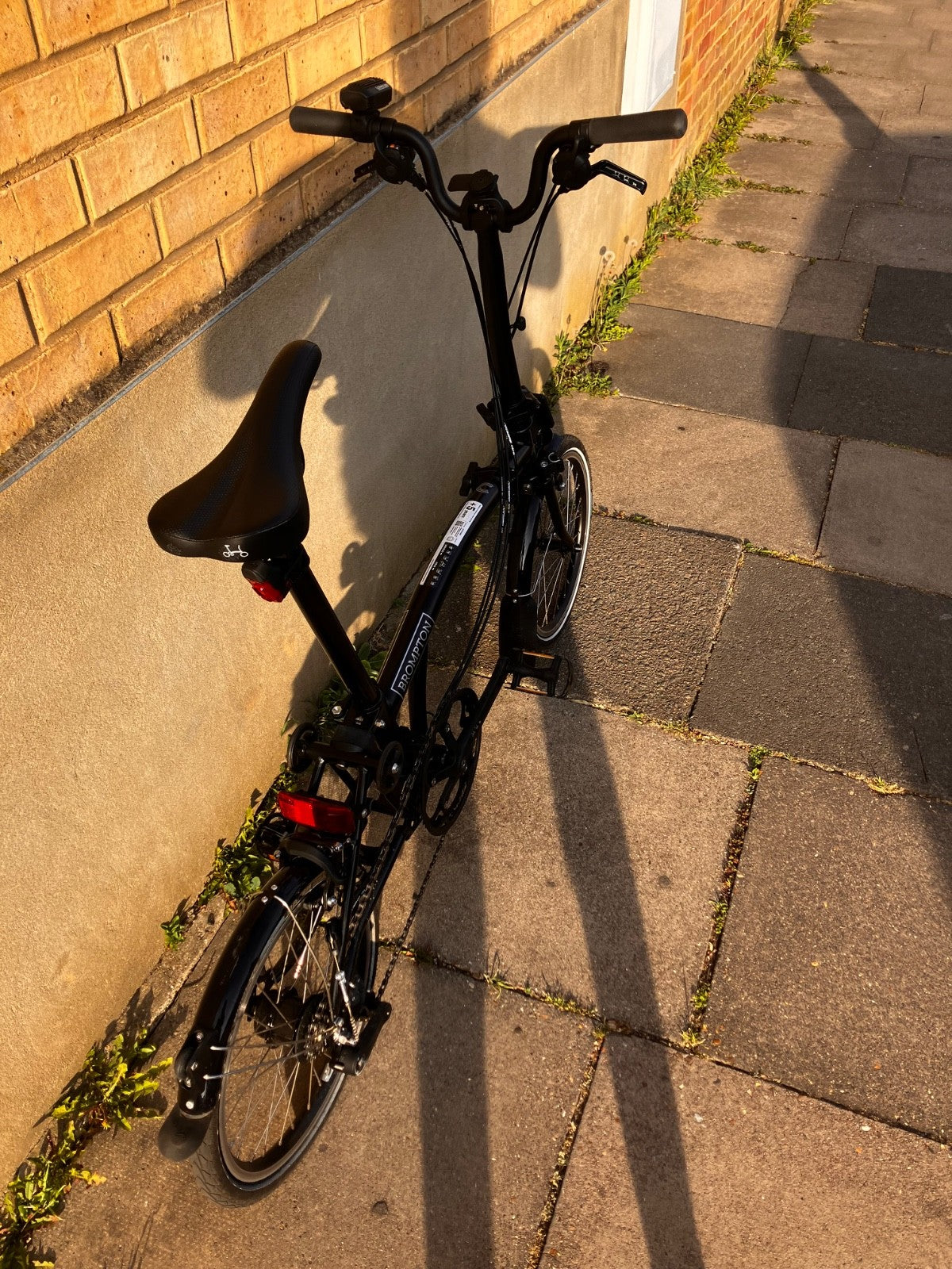 Brompton Folding Bike - C Line 12 Speed 2026 M Handlebar - Matt Black