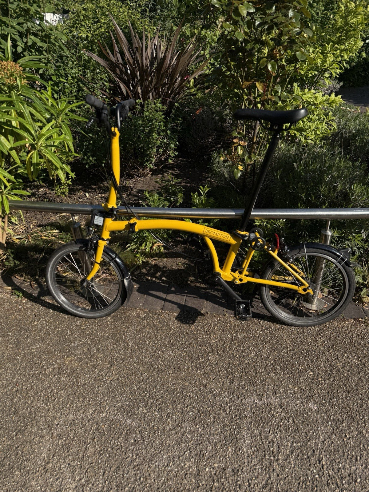 BROMPTON C LINE 12-SPEED FOLDING BIKE 2025 IN BUMBLEBEE YELLOW