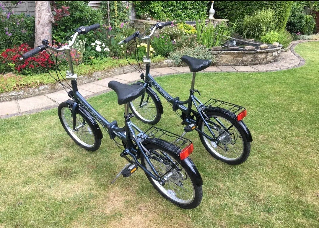 Raleigh Swift Folding Bikes x2  Excellent Condition