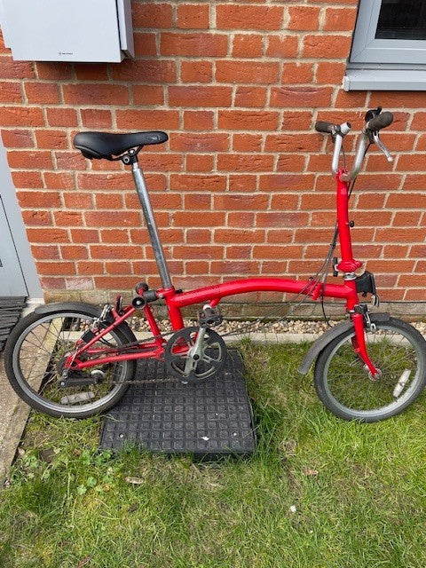Brompton folding bike 3 speed