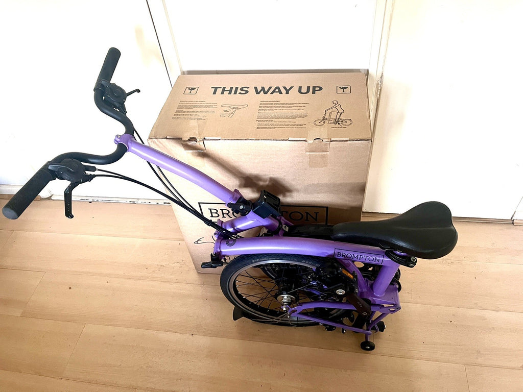 Brompton C Line Explore, 6-Speed, Pop Lilac, Black Ed, 2025 Mid, EXC COND