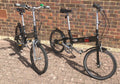 Two Giant Halfway Lightfolding bikes used