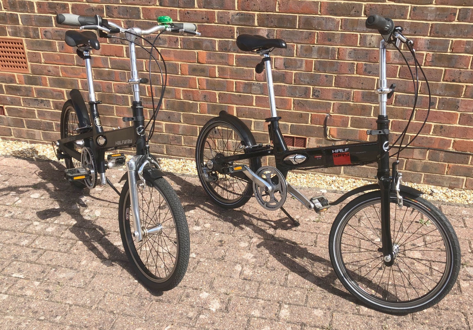 Two Giant Halfway Lightfolding bikes used