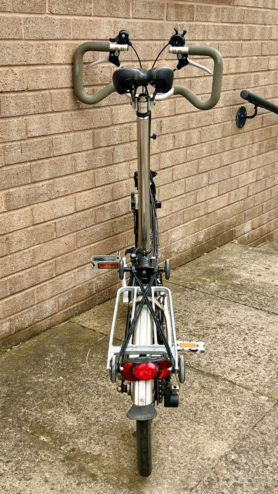 Brompton P6R Black Folding Bike 6 Speed Shimano Hub Dynamo +Genuine Brompton Bag