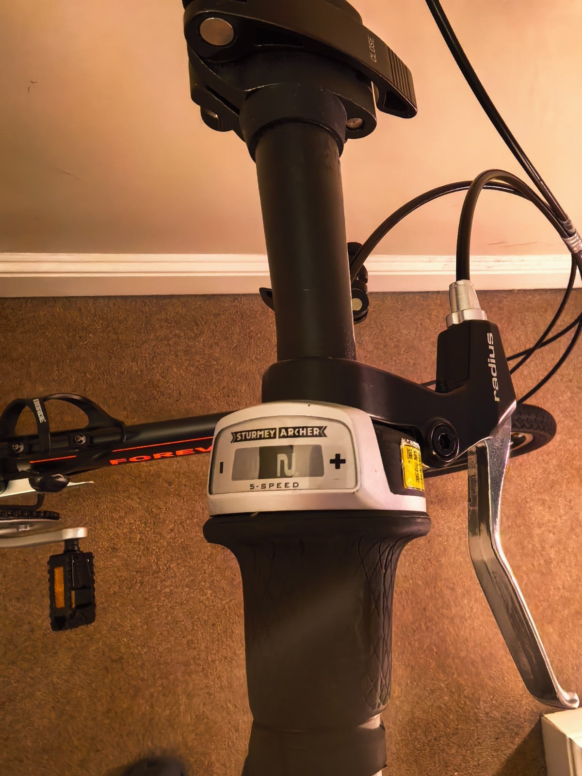 Forever adult folding bicycle  20" - Black