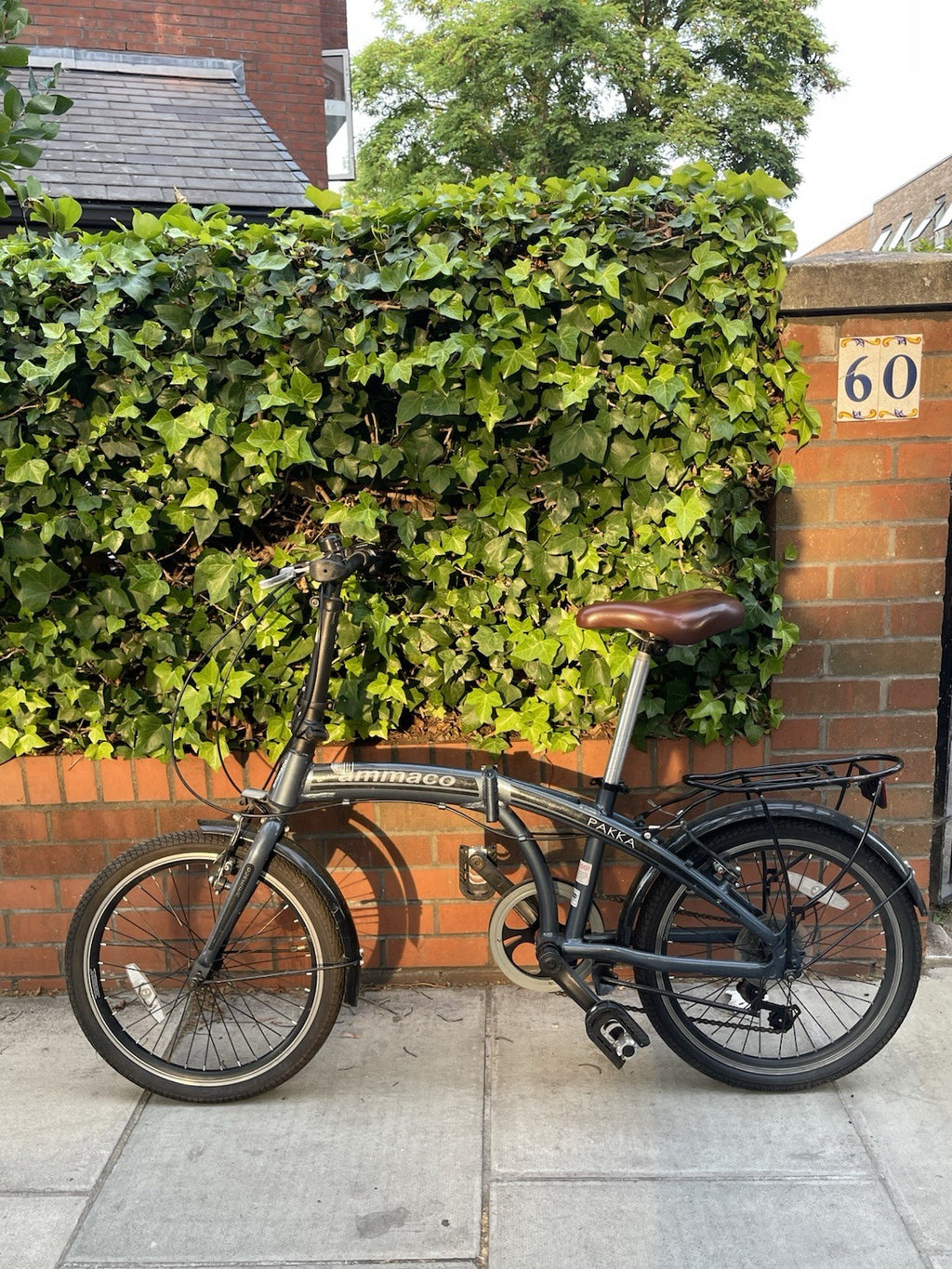 Ammaco Pakka Folding Bike Compact Commuter Bike w/ Rear Rack VGC