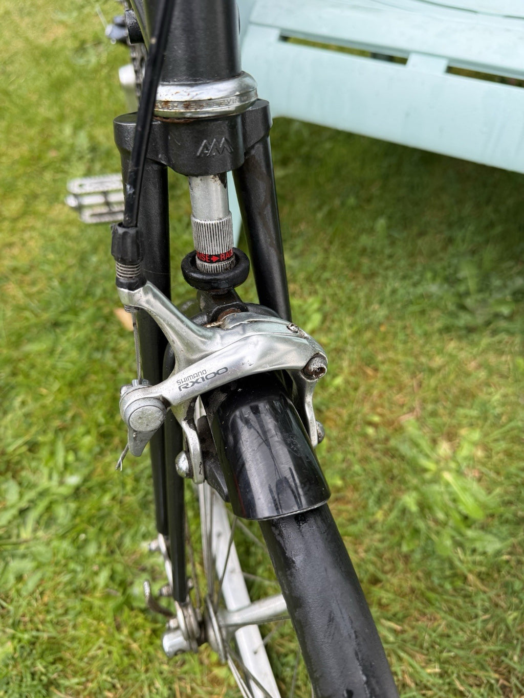 Alex Moulton AM7 separable bike with Brooks leather saddle