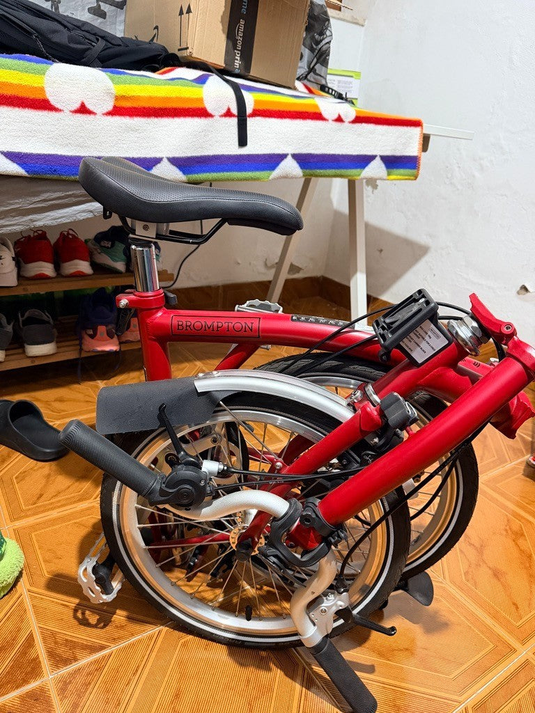 Brompton Mid Bar 3 Speed  - C Line Red