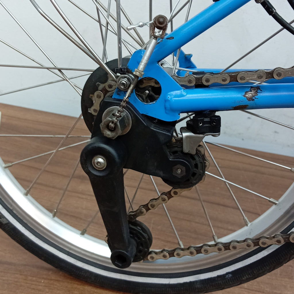 Brompton C Line M6L Folding Bike Arctic Blue 6 Speed Folding Bicycle