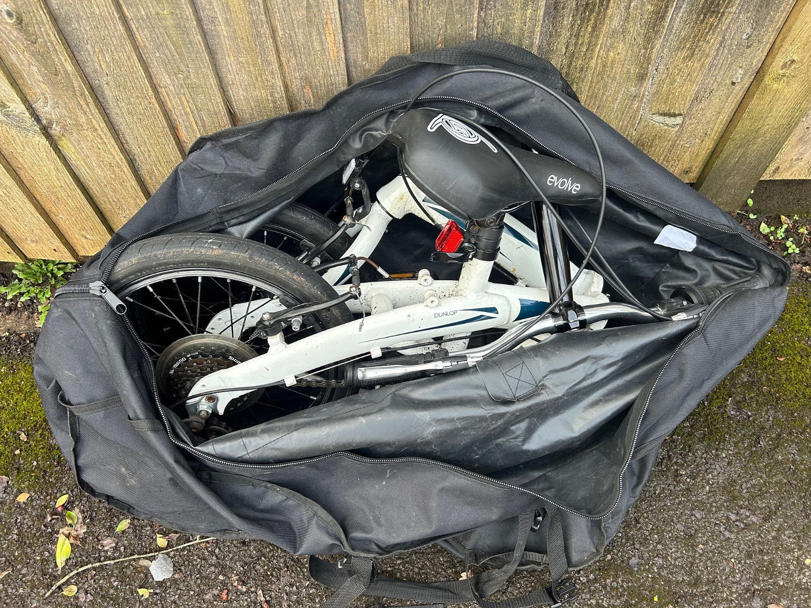 Dunlop folding foldup bike bicycle 6 speed
