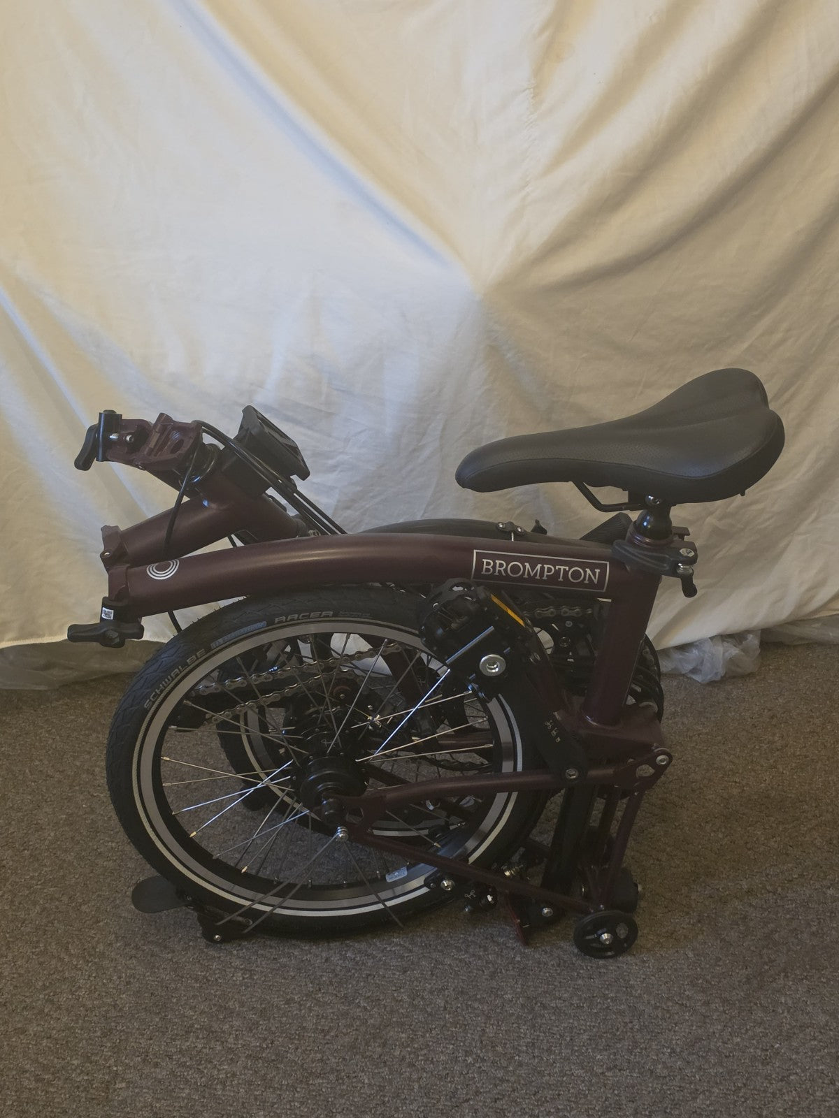 Brompton C Line Folding Bike 12-Speed, Mid-Handling Compact Portable. BRAND New