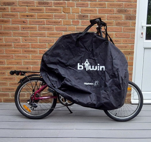 TWO b' Twin Hoptown 20 folding bikes in excellent condition. Made for Decathlon.