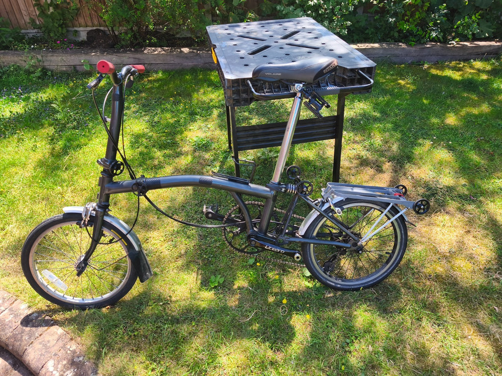 Brompton folding bike 5 speed– Titanium and lightweight Upgrades
