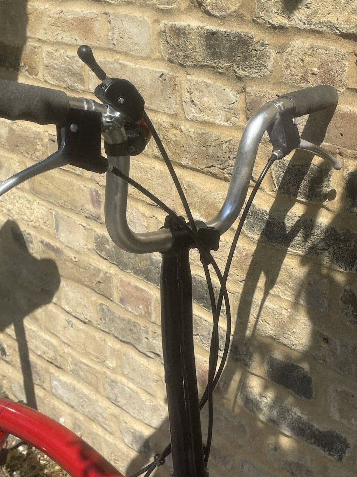 Brompton M3L Folding Bike - Red/Black