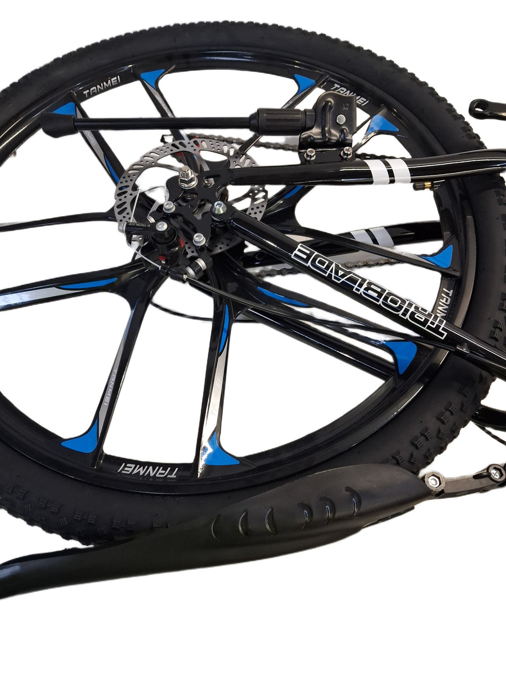 Trioblade 21-Speed 10 Spoke Wheels Foldable Mountain Bike 16" Frame Black (Dent)