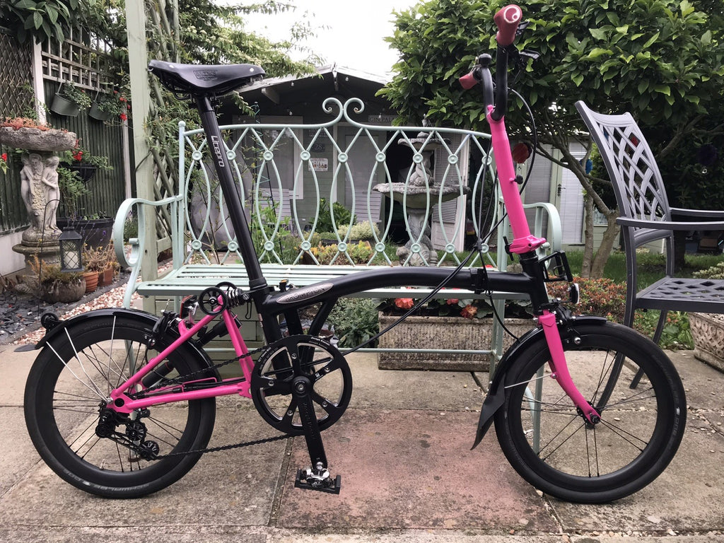 Brompton Folding Bicycle 3-Speed Many Upgrades Very Rare Mint Condition