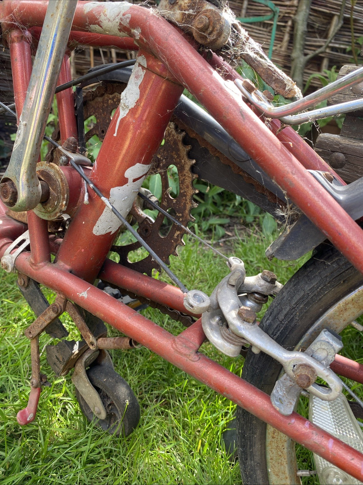 Vintage Dahon Folding Bicycle 3speed For Restoration Barn Find