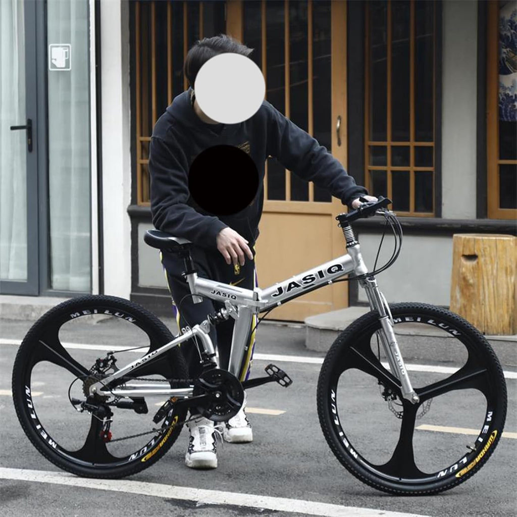 24 Inch 26 Inch Folding Mountain Bike- Adult Student Speed Bike Shock Absorber,