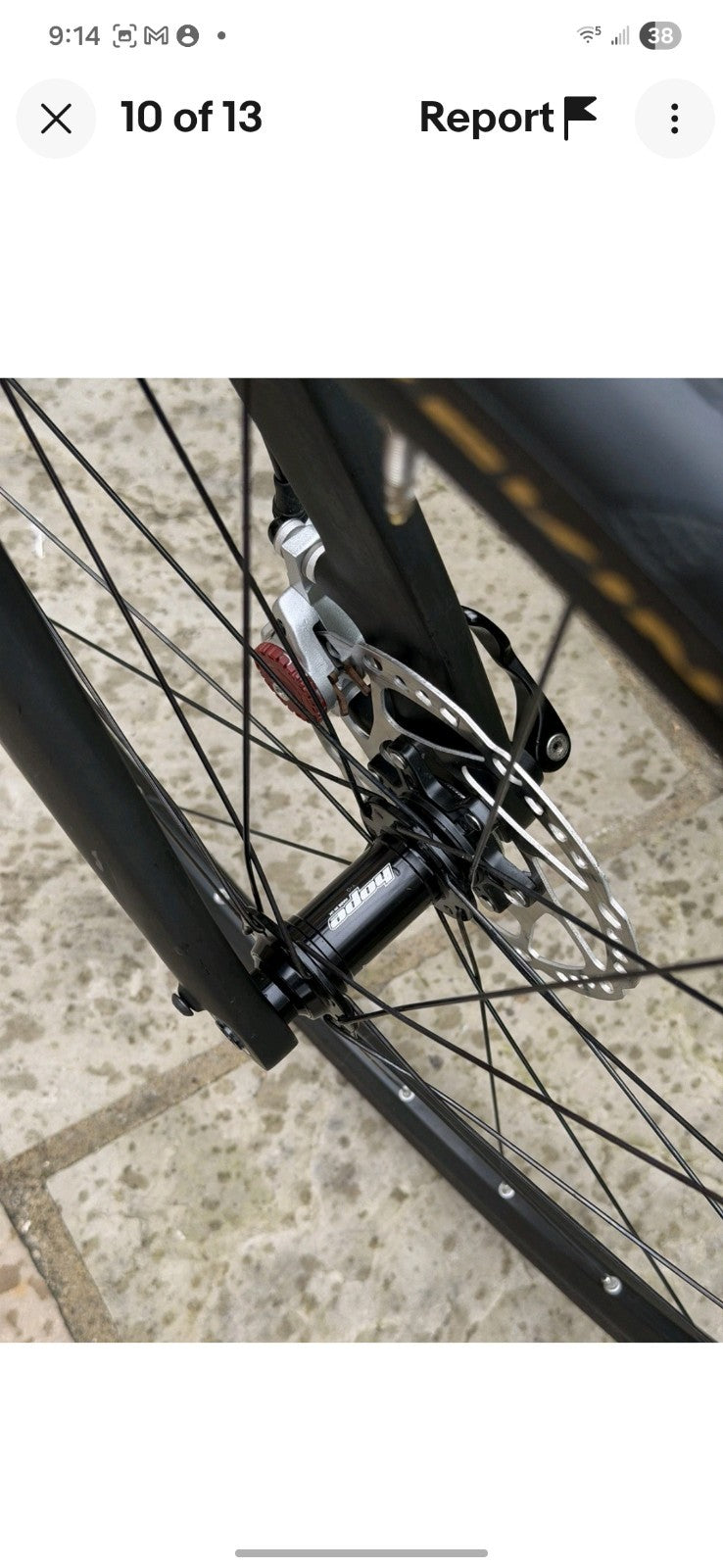 Folding Bicycle Used Once Airniml Joey Sram Rival 1 1x11 Hope Pro Hubs Gatorskin