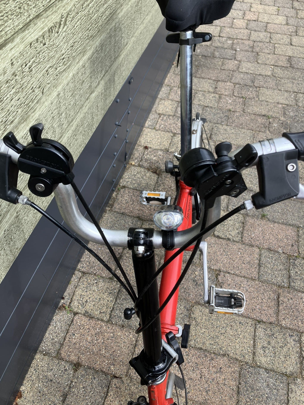 Brompton M6L Folding Bike Red