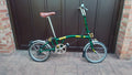 Brompton Folding Bike 3-Speed, Green.  Good Condition And  Ready For Use.
