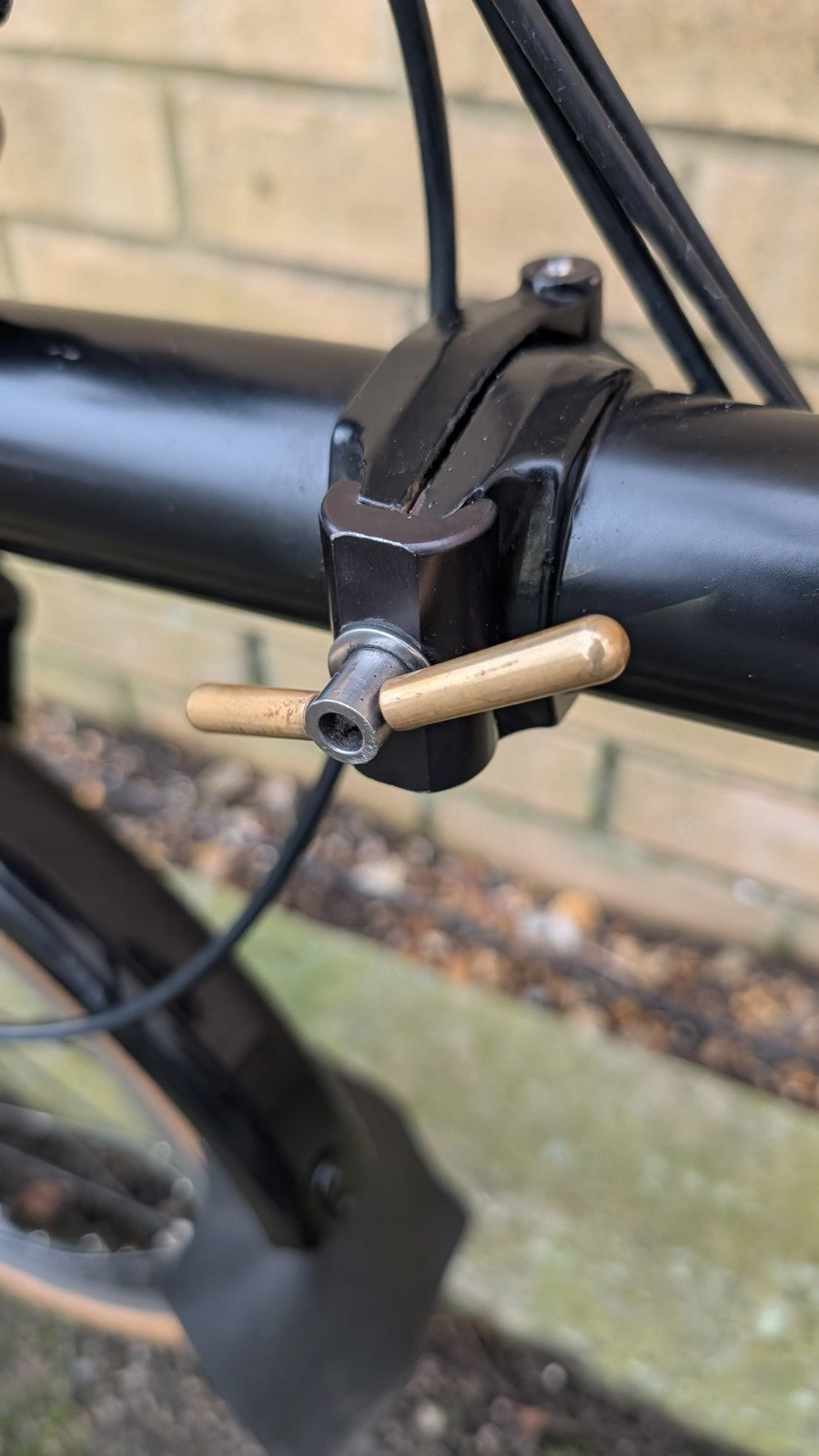 Brompton S6L - Black Edition - Brooks Saddle - Brass Upgrades -  6 Speed