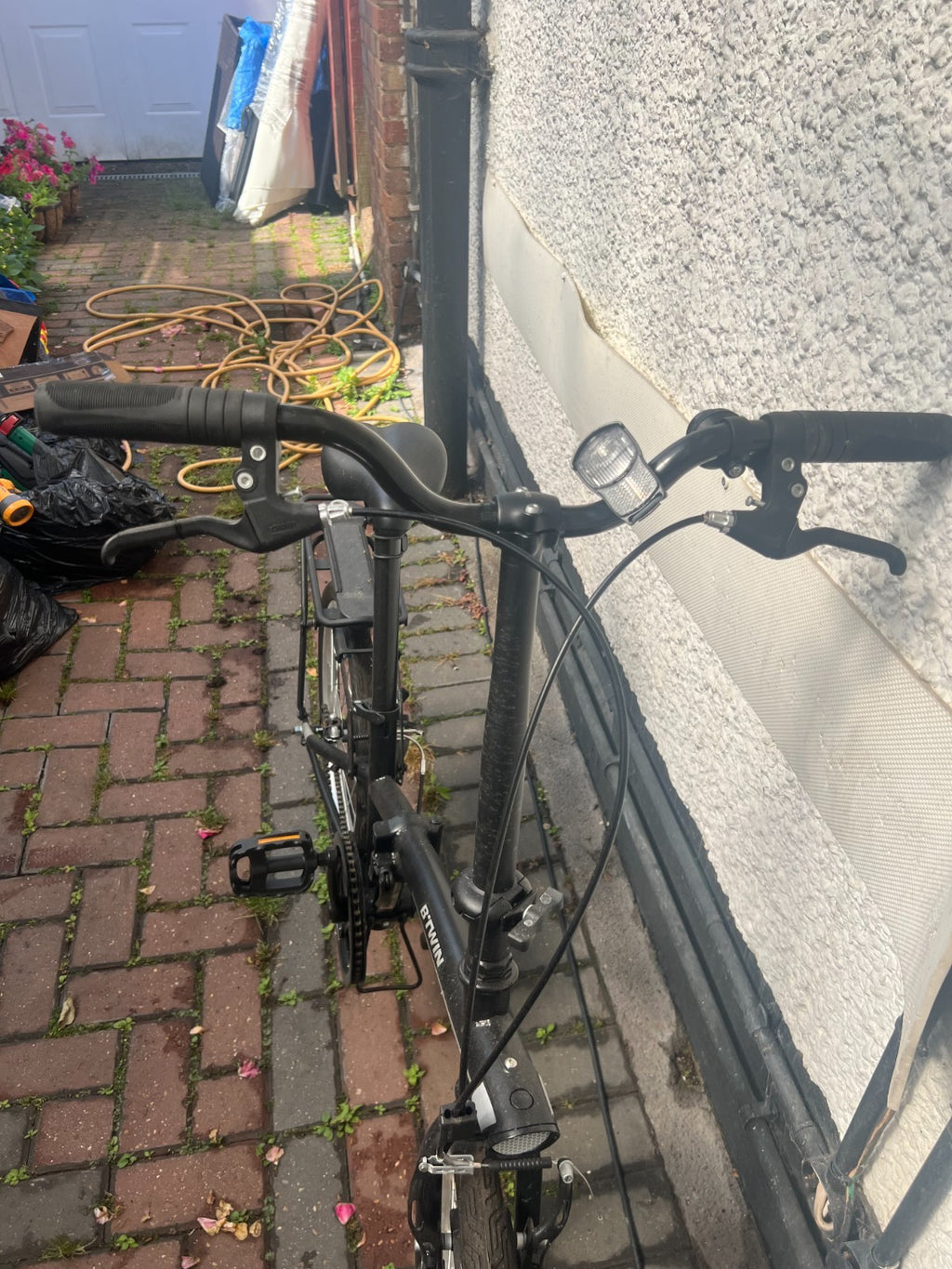 BTWIN Tilt 100 Folding Bike - with lots of accessories