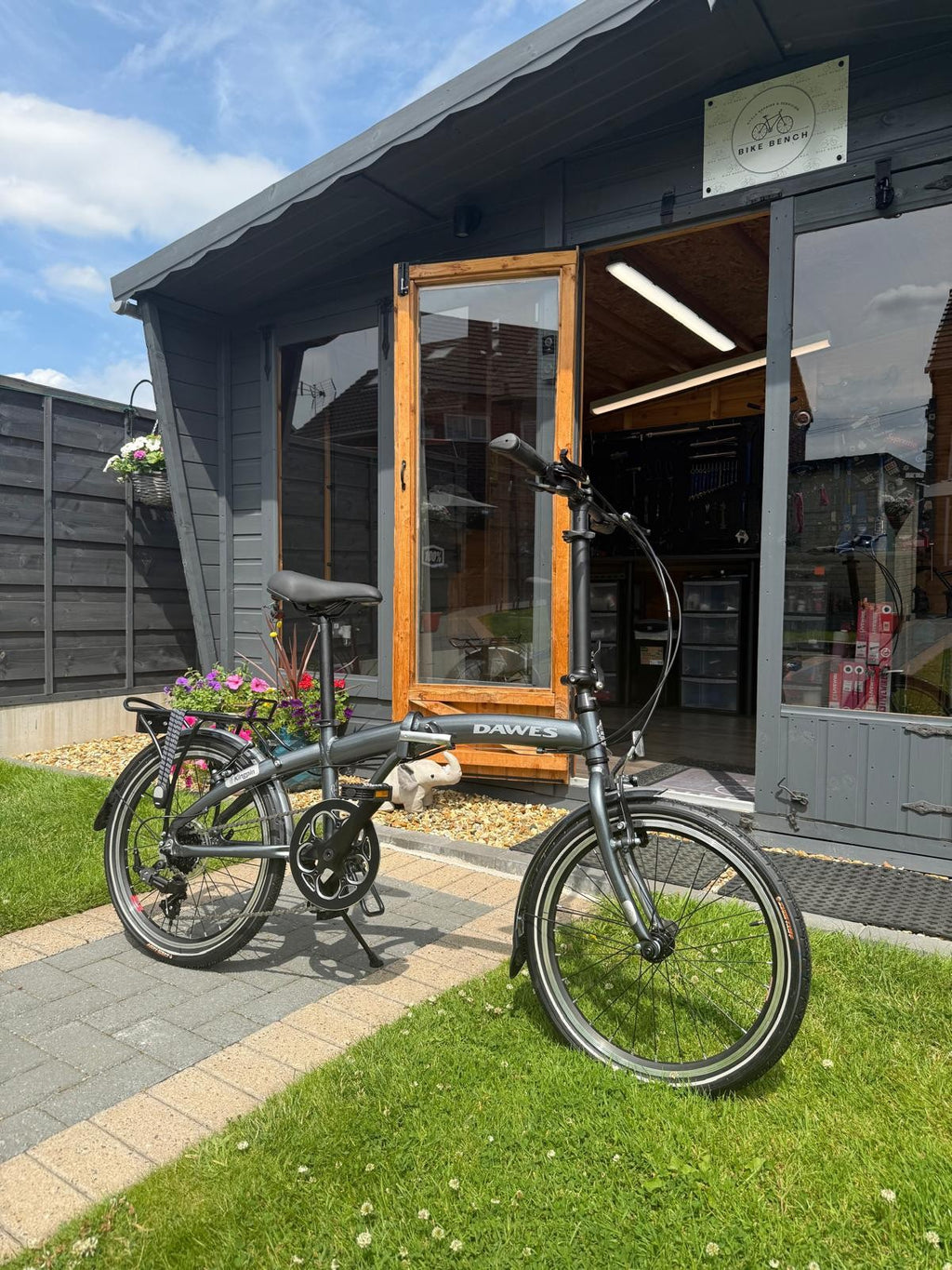 New Dawes Folding Alloy Bike Dawes Kingpin Grey Folder Brand new bike