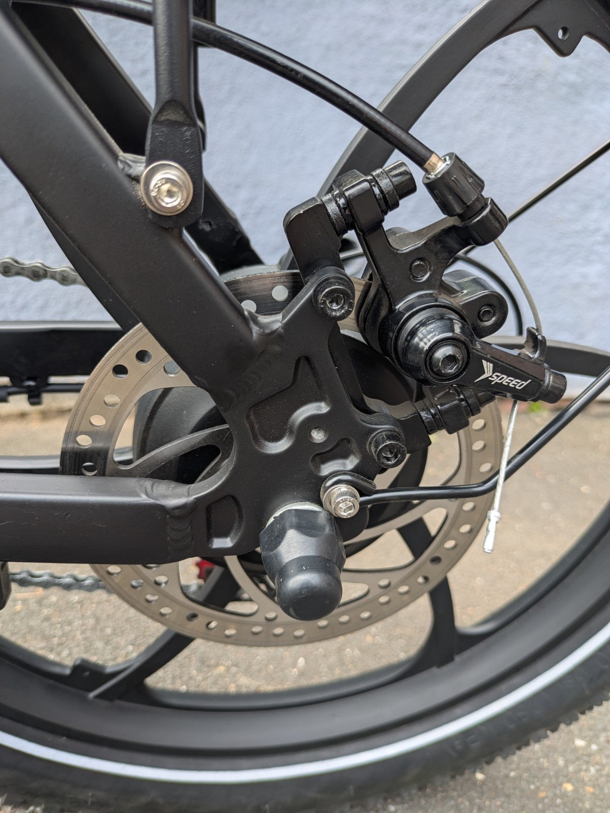 KOOLUX BK6 Foldable Bike, Throttle and rear seat, 250w Road Legal